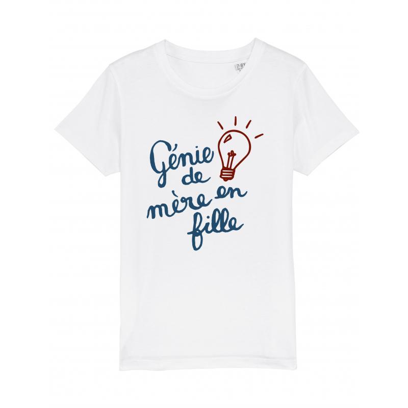 We are family Kindershirt GENIUS VAN MOEDER TOT DOCHTER