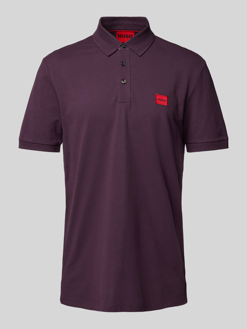 HUGO Poloshirt met labelpatch, model 'Dereso'