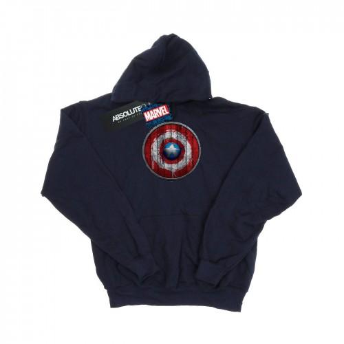 Marvel heren Captain America houten schild hoodie