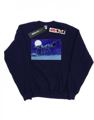 Star Wars jongens kerst AT-AT slee-sweatshirt