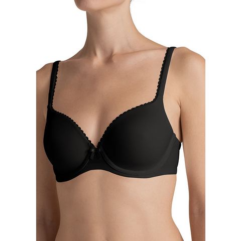 Triumph Bh met halve steuncups Perfectly Soft WHP Cup B-E, beugelbeha met een elegant randje (1-delig)