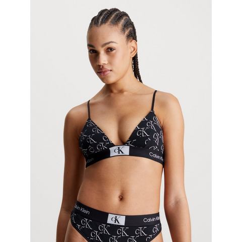 Calvin Klein Bralette-bh UNLINED TRIANGLE met klassieke tailleband met ck logo