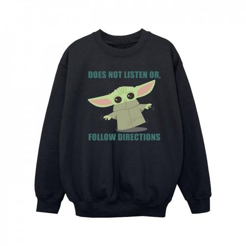 Star Wars Girls The Mandalorian Grogu luistert niet Sweatshirt