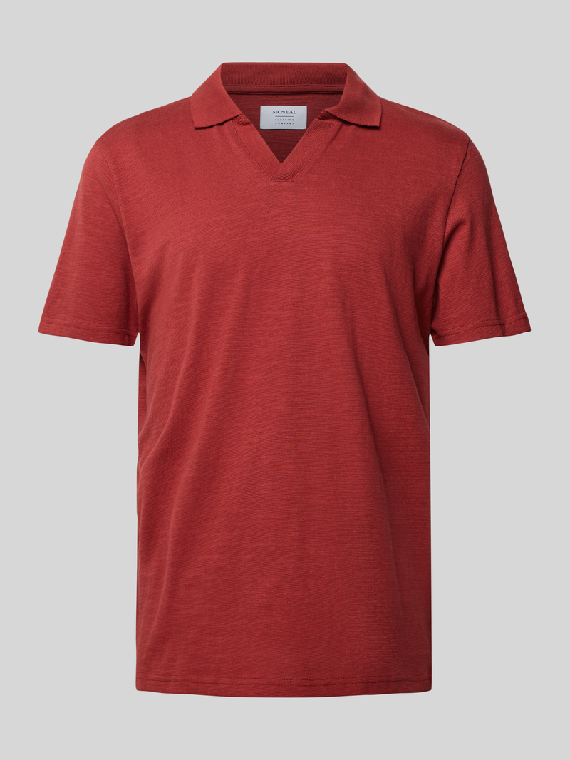 MCNEAL Regular fit poloshirt met V-hals