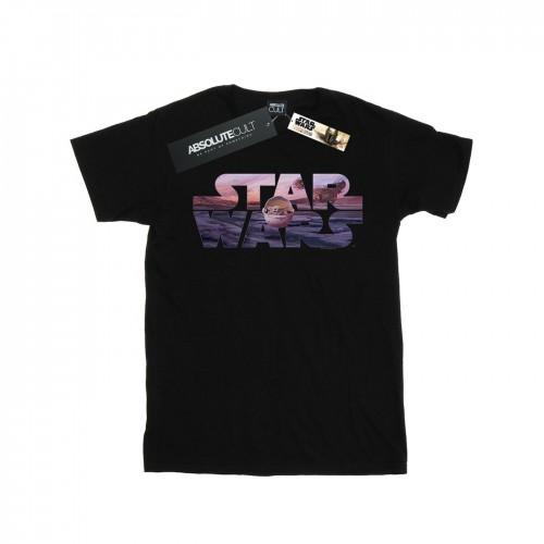 Star Wars Boys The Mandalorian The Child Logo T-Shirt