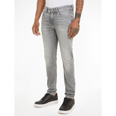 Calvin Klein Slim fit jeans SLIM TAPER in een klassiek 5-pocketsmodel