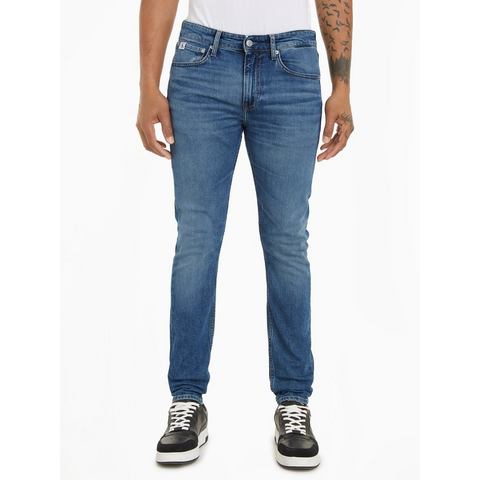 Calvin Klein Slim fit jeans SLIM TAPER in een klassiek 5-pocketsmodel