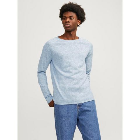 Jack & Jones Gebreide trui JJELINEN KNIT CREW NECK SN