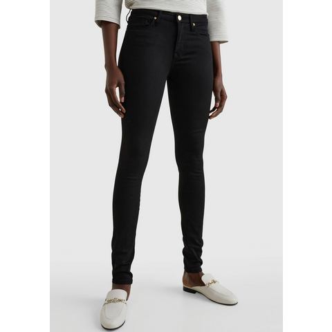 Tommy Hilfiger Skinny fit jeans HERITAGE COMO SKINNY RW met -logobadge (TH FLEX COMO SKINNY RW)