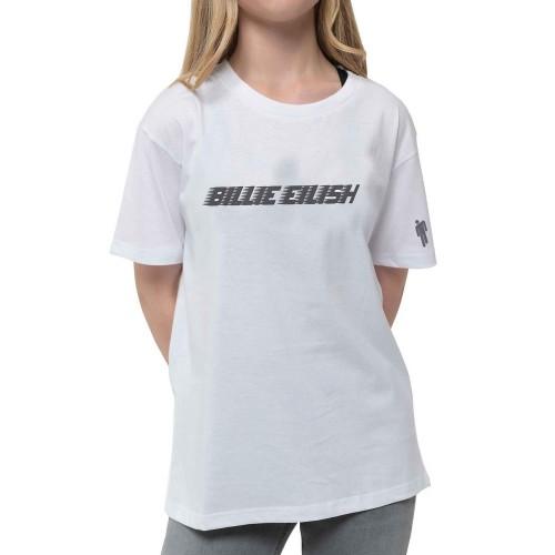 Billie Eilish katoenen T-shirt met racerlogo voor kinderen