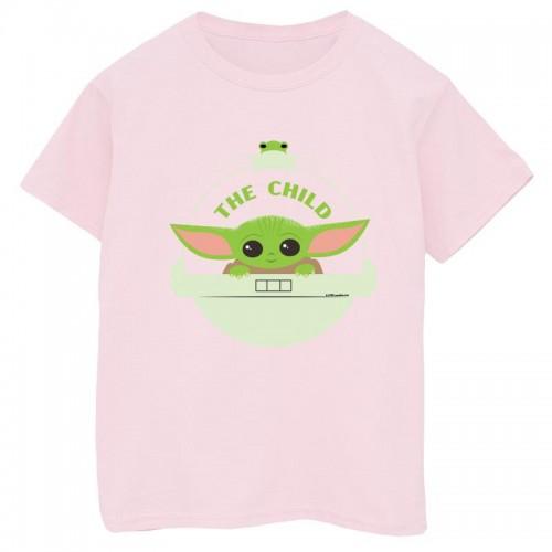 Star Wars Girls The Mandalorian The Child And Frog Cotton T-Shirt