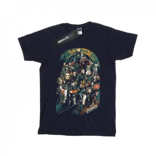 Marvel Girls Avengers Infinity War Team katoenen T-shirt