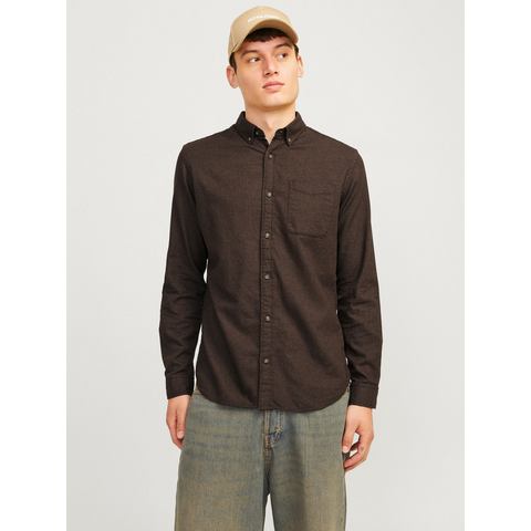 Jack & Jones Overhemd met lange mouwen JJECLASSIC MELANGE SHIRT LS SN