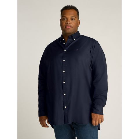 Tommy Hilfiger Big and Tall Hemd Poplin Navy