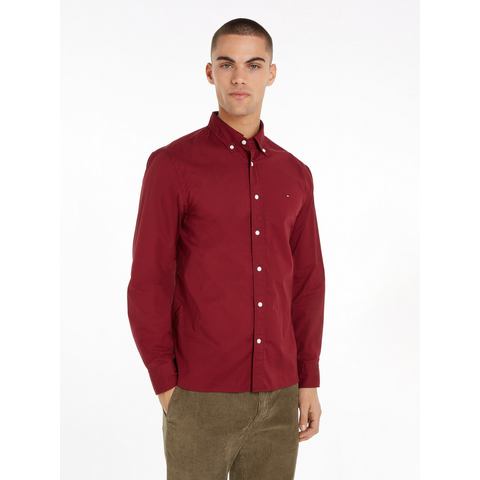 Tommy Hilfiger Overhemd met lange mouwen FLEX POPLIN RF SHIRT (1-delig)