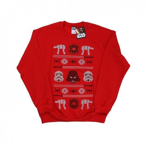 Star Wars Heren Kerst Imperial Fair Isle Sweatshirt