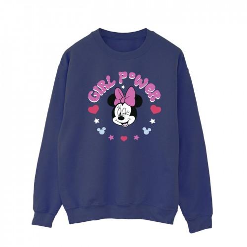 Disney Heren Minnie Mouse Girl Power Sweatshirt