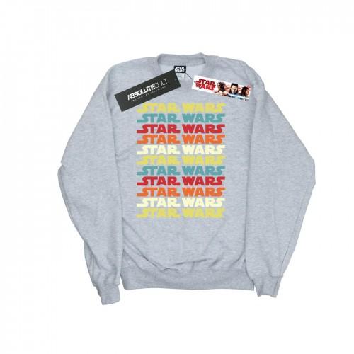 Star Wars Mens Retro Repeat Logo Sweatshirt