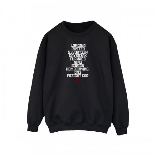 Marvel Heren Winter Soldier Trigger Words Sweatshirt