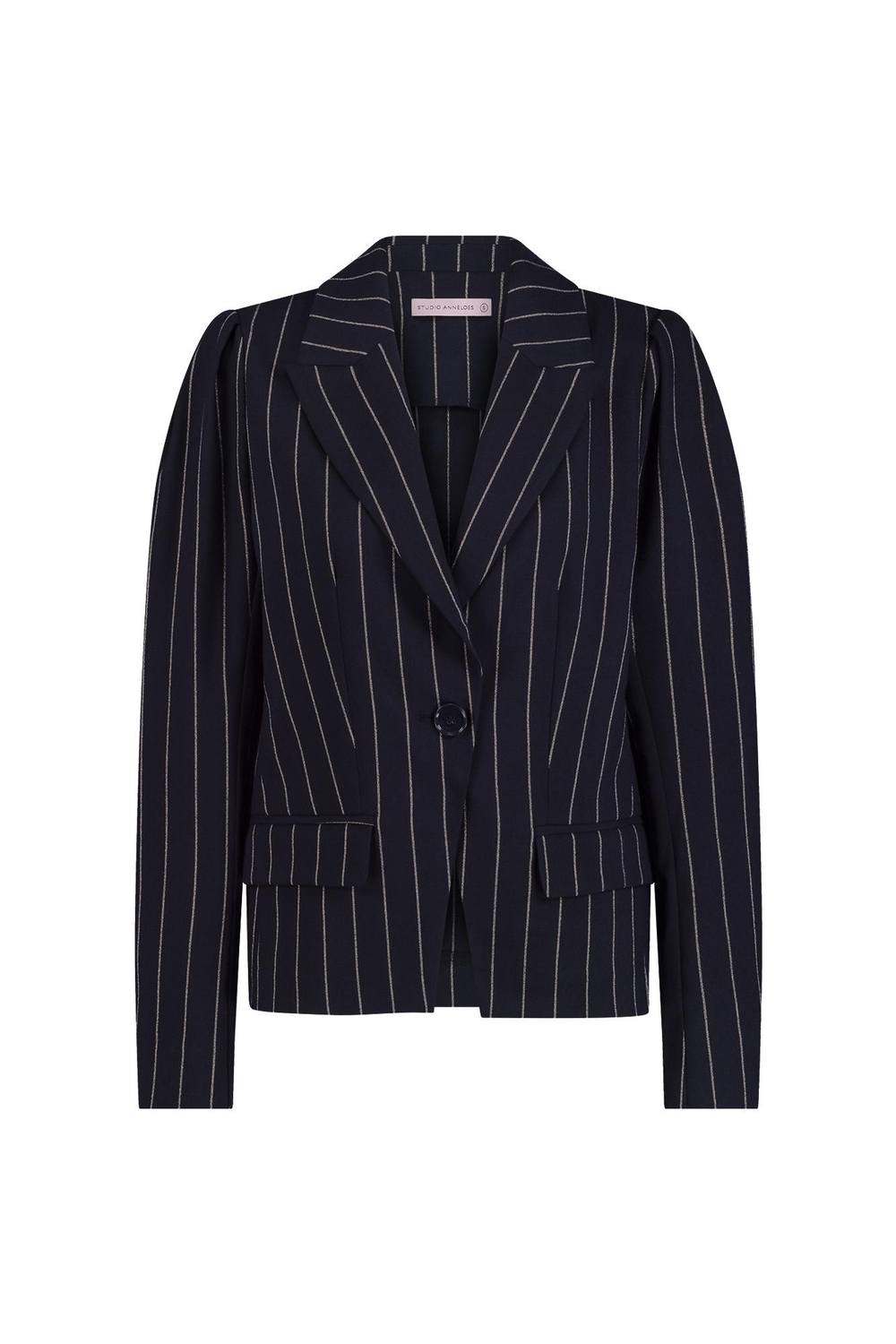 Studio Anneloes Female Jassen Mirelle Gold Pinstripe Blazer 11954