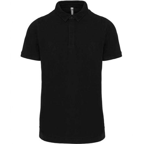 Kariban Mens Piqué Stud Front Polo Shirt