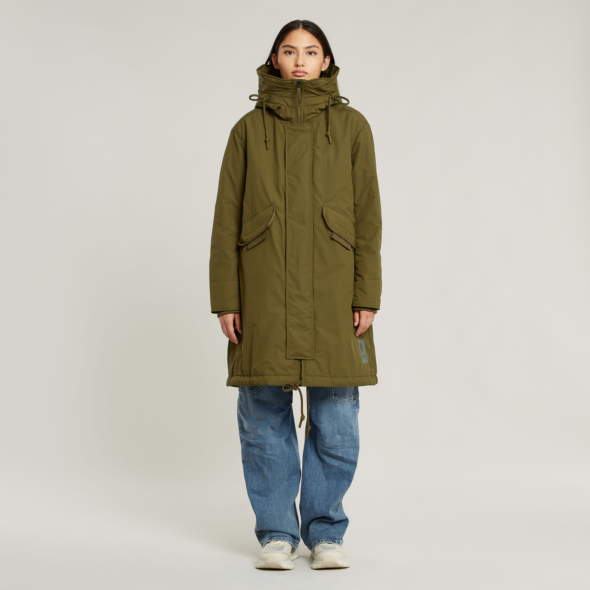 G-Star RAW Fishtail Parka Met Capuchon - Groen - Dames