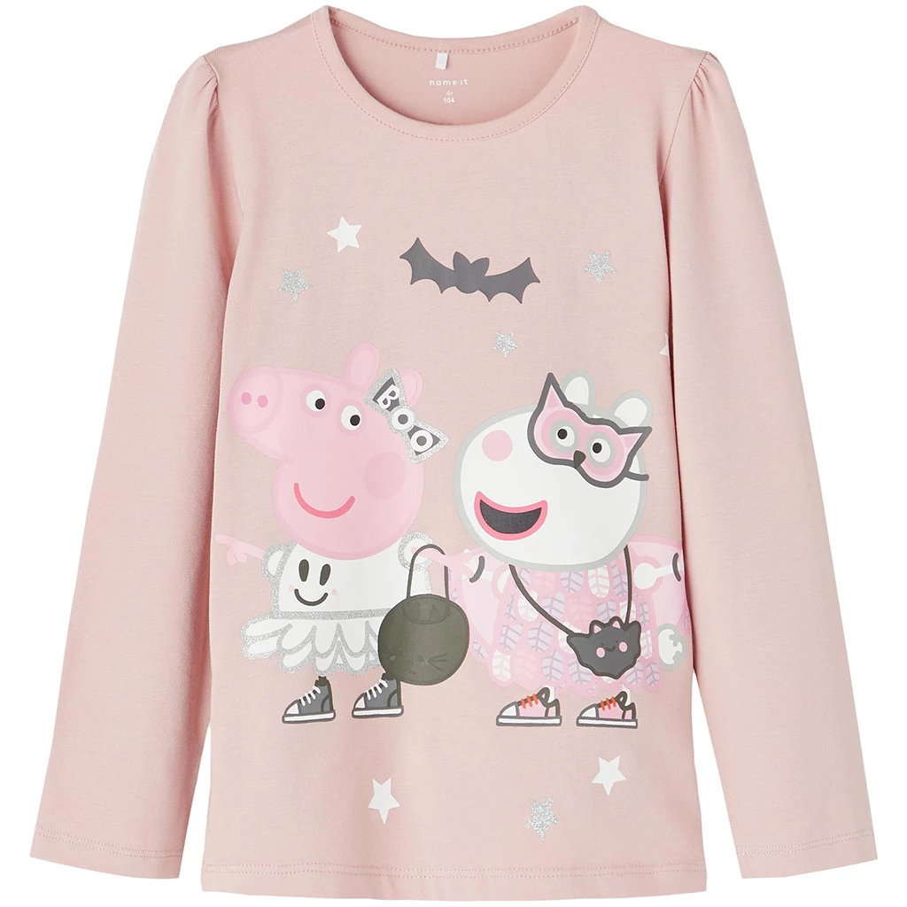 Name It-collectie Longsleeve Peppa Pig (pale mauve)