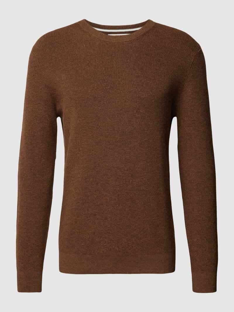 Esprit collection Gebreide pullover met ribboorden