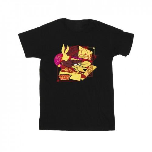 Looney Tunes Girls Wile E Coyote Bugs Rabbit Nieuwjaar katoenen T-shirt