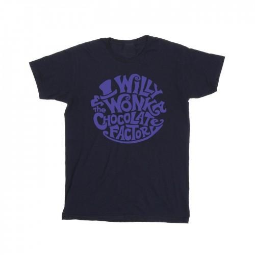 Pertemba FR - Apparel Willy Wonka & The Chocolate Factory katoenen T-shirt met getypt logo voor meisjes