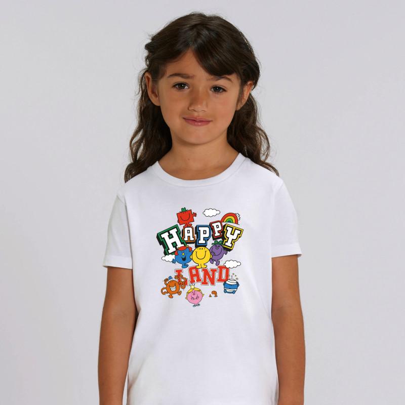 Monsieur Madame Tshirt Enfant HAPPY LAND