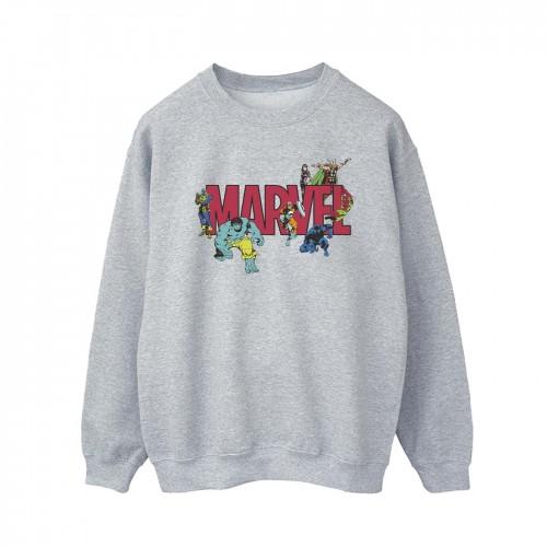 Marvel heren stripfiguren sweatshirt