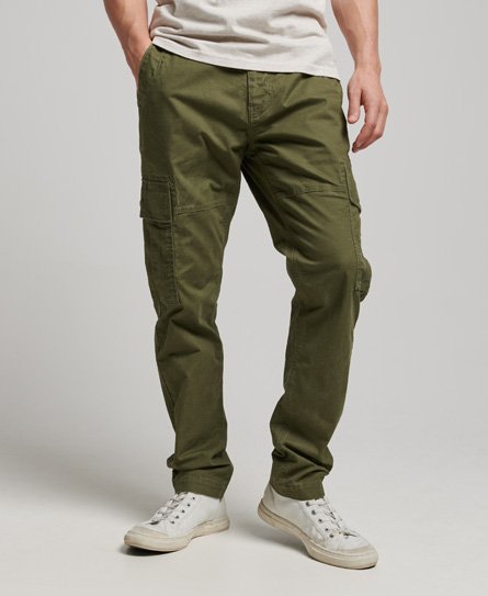 Superdry Male Core Cargobroek van Biologisch Katoen Khaki