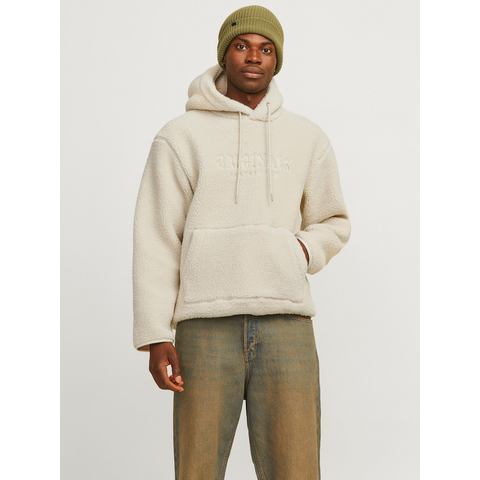 Jack & Jones Hoodie JORFREDERIKSBERG TEDDY SWEAT HOOD SN