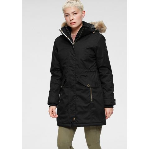 Polarino Functionele parka Ademend, winddicht en waterdicht. Warm gewatteerd.