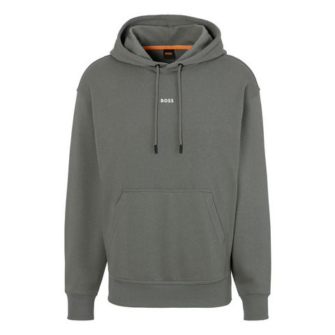 Boss Orange Hoodie WeSmallhood met kangoeroezak