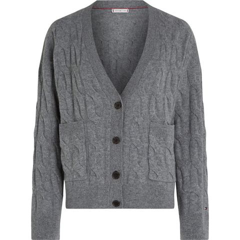 Tommy Hilfiger Vest SOFT WOOL CABLE CARDIGAN