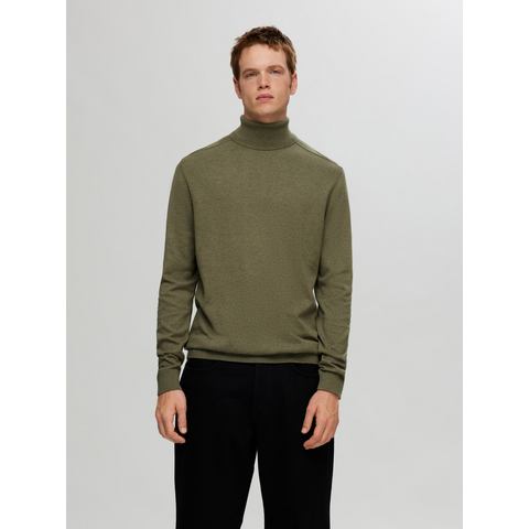 SELECTED HOMME Gebreide trui SLHBERG ROLL NECK NOOS