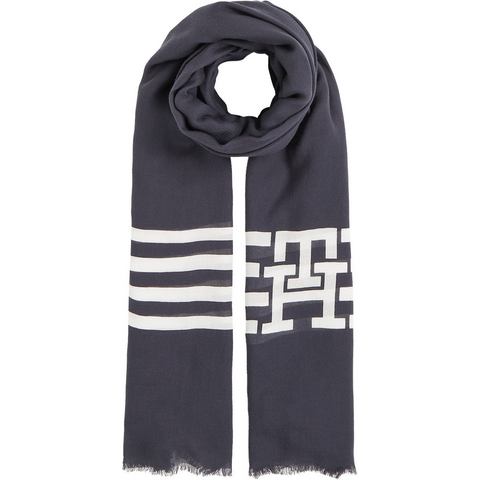 Tommy Hilfiger Sjaal TH NAVAL SCARF met gestempeld logo