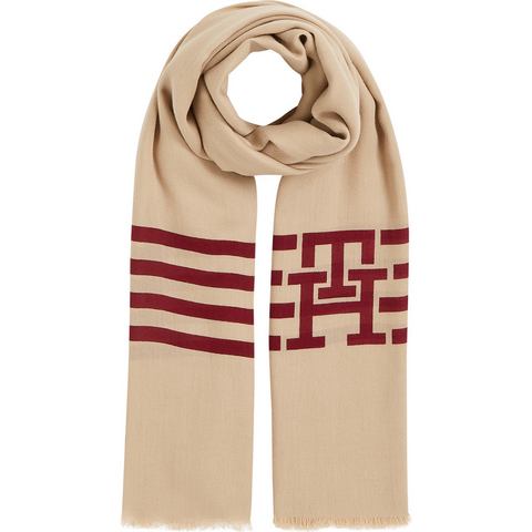 Tommy Hilfiger Sjaal TH NAVAL SCARF met gestempeld logo