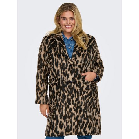 ONLY CARMAKOMA Korte jas CARVALBORG ANIMAL LIFE COAT OTW