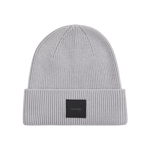 Calvin Klein Beanie COTTON/WOOL FINE RIB BEANIE