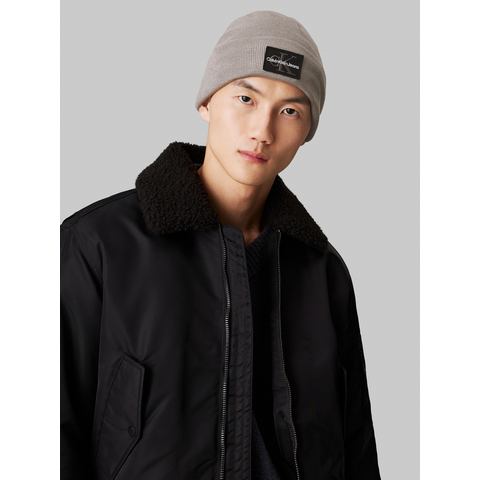 Calvin Klein Beanie MONO LOGO PATCH BEANIE WARM