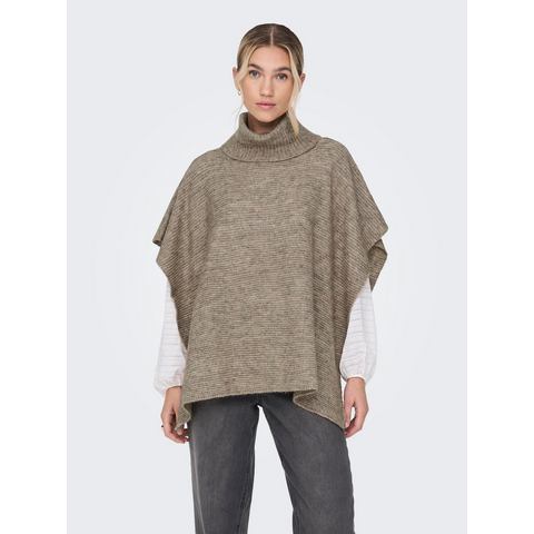 Only Gebreide poncho ONLLOVISA LIFE KNIT PONCHO ACC