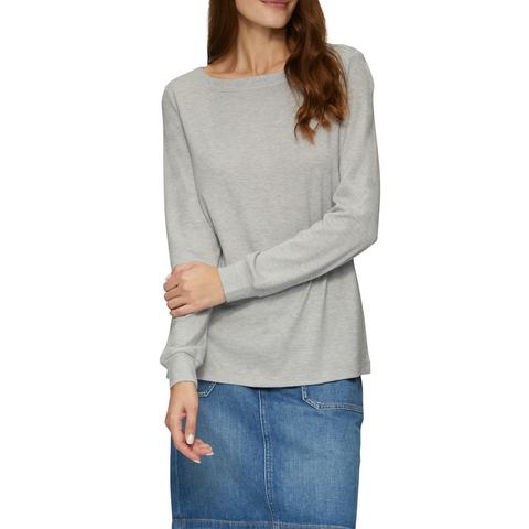 S.Oliver Longsleeve in gemêleerde look