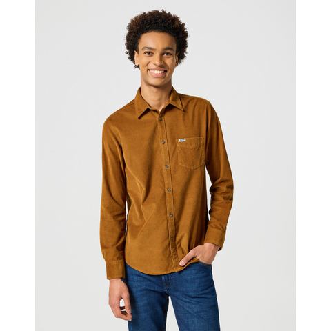 Wrangler Overhemd met lange mouwen 1 PKT CORDUROY SHIRT