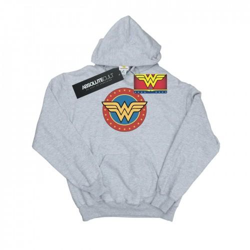 DC Comics Boys Wonder Woman Circle-logo hoodie