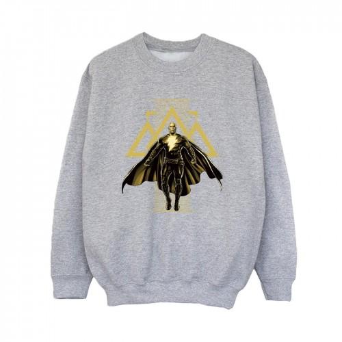 DC Comics jongens zwarte Adam Rising gouden symbolen sweatshirt