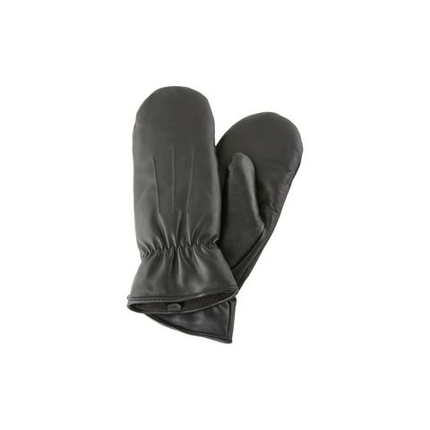 Pieces Leren handschoenen PCNELLIE LEATHER MITTENS NOOS