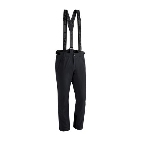 Maier Sports Skibroek Anton slim Heren sneeuwbroek met bretels, wind/waterdicht, slim fit